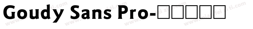 Goudy Sans Pro字体转换